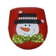thumbnail image 1 of Decoración de cubierta Tapa de muñeco de nieve Inodoro navideño Hogar navideño, 1 of 7