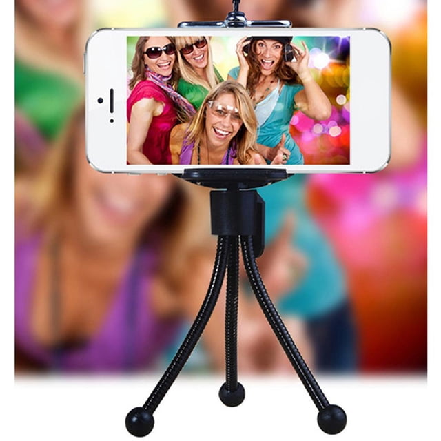 1 unidad Mini Flexible para Teléfono Móvil Cámara Digital Videocámara Ligero Portátil Universal Hugo Mini stand tripod