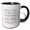 Black/White, variant on 3drose, There Is Only One Pretty Child Mothers Day Quote, 11oz Mug