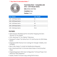 thumbnail image 2 of Front Brake Rotor - Compatible with 2013 - 2019 Nissan Sentra - Dynamic Friction, 2 of 2