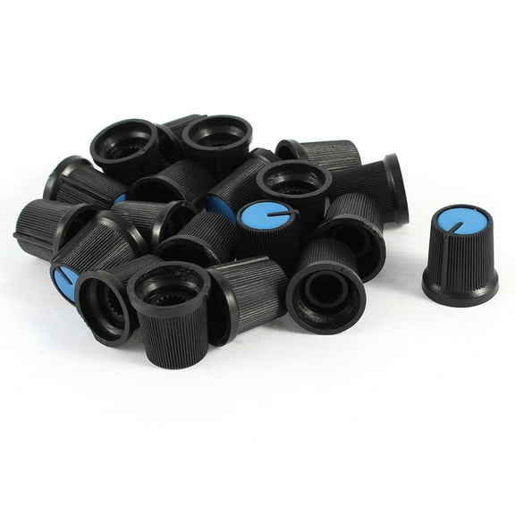 6mm Round Shaft Rotary Potentiometer Knob Control Switch Grip x 20