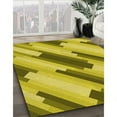 thumbnail image 2 of Ahgly Company Indoor Rectangle Patterned Rubber Ducky Yellow Area Rugs, 6' x 9', 2 of 6