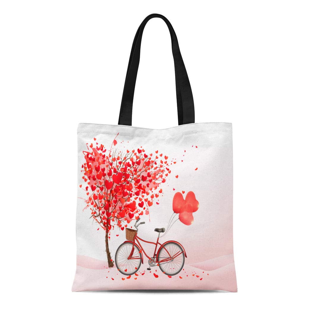 heart shaped tote bag