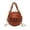 Brown, variant on Odeerbi Crossbody Bags for Women 2025 Personalized Round Ball Female Bag Chain Basketball Bag All-match Satchel Small Bag White