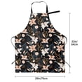 thumbnail image 2 of Kdxio Lilies Flowers Apron with Pockets Adjustable Kitchen Aprons for Men Women Waterproof Aprons for Cooking,Drawing,Crafting, Baking Household Cleaning, 2 of 8