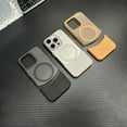 thumbnail image 2 of Ultrathin Frosted Hit Color 2 in 1 MagSafe Phone Case for iPhone 16 15pro max 15 14 Pro 13 12 Wireless Charging Hard PC Cover (GRAY,For iPhone 15 Pro), 2 of 7
