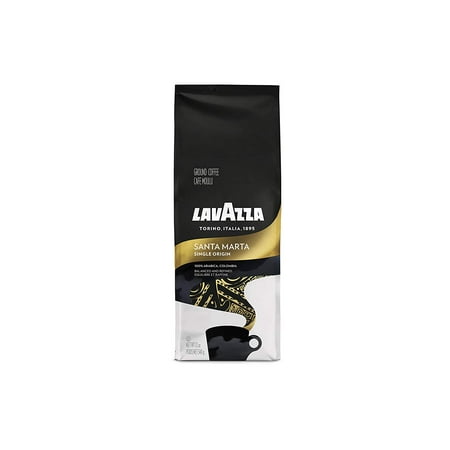 Lavazza Single Origin Santa Marta Ground Coffee Blend, Medium Roast, 12-Ounce
