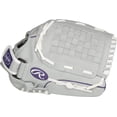 thumbnail image 2 of Guantes de softball Rawlings Sure Catch Series, 12.5 pulgadas, morado/gris, 2 of 8