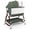 Forest Green, variant on 4 in 1 Baby Bassinet Bedside Sleeper W/ Wheels,Storage Basket,Adjustable 7 Heights,Mosquito Net,Matress,Breathable Mesh Crib for Infants Toddler,White