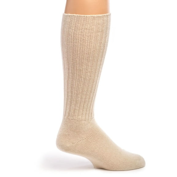 Warrior Alpaca Socks - Ribbed Casual Crew Alpaca Socks for Men & Women