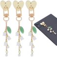 thumbnail image 1 of PLIGREAT - 3 cadenas de abalorios floral para Kindle, flor de caana, lector electrónico de teléfono, eantos de bolso con gaho de corazón, pulseras decorativas para mujer, teléfono, 1 of 5
