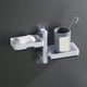 thumbnail image 1 of Porta jabón montado en la pared | Estante de almacenamiento de plástico autoadhesivo giratorio de 1 a 4 capas para baño y cocina | Drenaje rápido | Ahorro de espacio | Blanco | Múltiples tamaños, 1 of 8