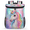 Multicolor 2, variant on Jiaoprinted Vintage Baseballs Leakproof Cooler Backpack, Retro Baseball Insulated Backpack Cooler for Outdoor