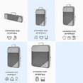 thumbnail image 2 of Seetaras Mesh Compression Packing Cubes Lightweight Travel Bags Luggage Packing Organizer Compression Packing Cubes For Travel, 2 of 5