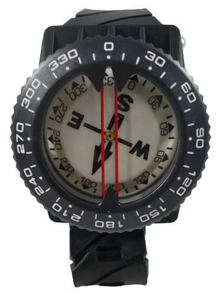 Scuba Diving Deluxe Wrist Compass with Hose Mount