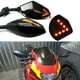 thumbnail image 5 of Espejos retrovisores de motocicleta estilo carrera con intermitentes LED aptos para CBR 600 F3 F4 F4i, 5 of 7