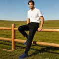 thumbnail image 5 of UUYOUNI Men's Slip on Walking Shoes Non Slip Gym Workout Shoes Breathable Mesh Walking Mens Sneakers, 5 of 9