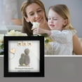 thumbnail image 3 of Mom Pebble Art Framed Rock Sign Thank You for Being My Rock Gift for Mom Wall Art Family Picture Frame Anniversary Birthday Mother's Day Grandma Nana Gifts from Daughter Son Grandkid S18, 3 of 7
