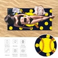 thumbnail image 6 of Oggfader Beach Towels Oversized 150x75CM Microfiber Balls Beach Towel Balls Gifts- 30x60in Large Beach Towel Quick Fast Dry Absorbent Lightweight Sand Free Bath Towels On Clearance Multicolor, 6 of 7