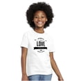 thumbnail image 3 of Love Forever Cute Romantic Valentine Girls Kids T Shirt Tees Teen Brisco Brands L, 3 of 5