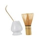 thumbnail image 1 of Juego de batidor de matcha japonés, cuchara para matcha para ceremonia tradicional del té japonés G blanco, 1 of 3