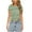 Green, variant on Fesfesfes Essentials Shirt Women's Solid Lace Patchwork Short Sleeved Round Neck T-shirt Women's Short Sleeved Round Neck Top/shirt T Shirts for Women M(US:6)