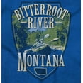 thumbnail image 2 of Montana Bitterroot River MT Kayaking Hoodie Sweatshirt Women Men Brisco Brands S, 2 of 6