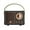 black, variant on New Style Fashionable Portable Retro Radio Design Wireless Speaker Gift Bluetooth Speaker