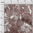 thumbnail image 2 of oneOone Viscose Chiffon Dark Rose Brown Fabric Leaves Sewing Fabric By The Yard Printed Diy Clothing Sewing Supplies 42 Inch Wide, 2 of 4