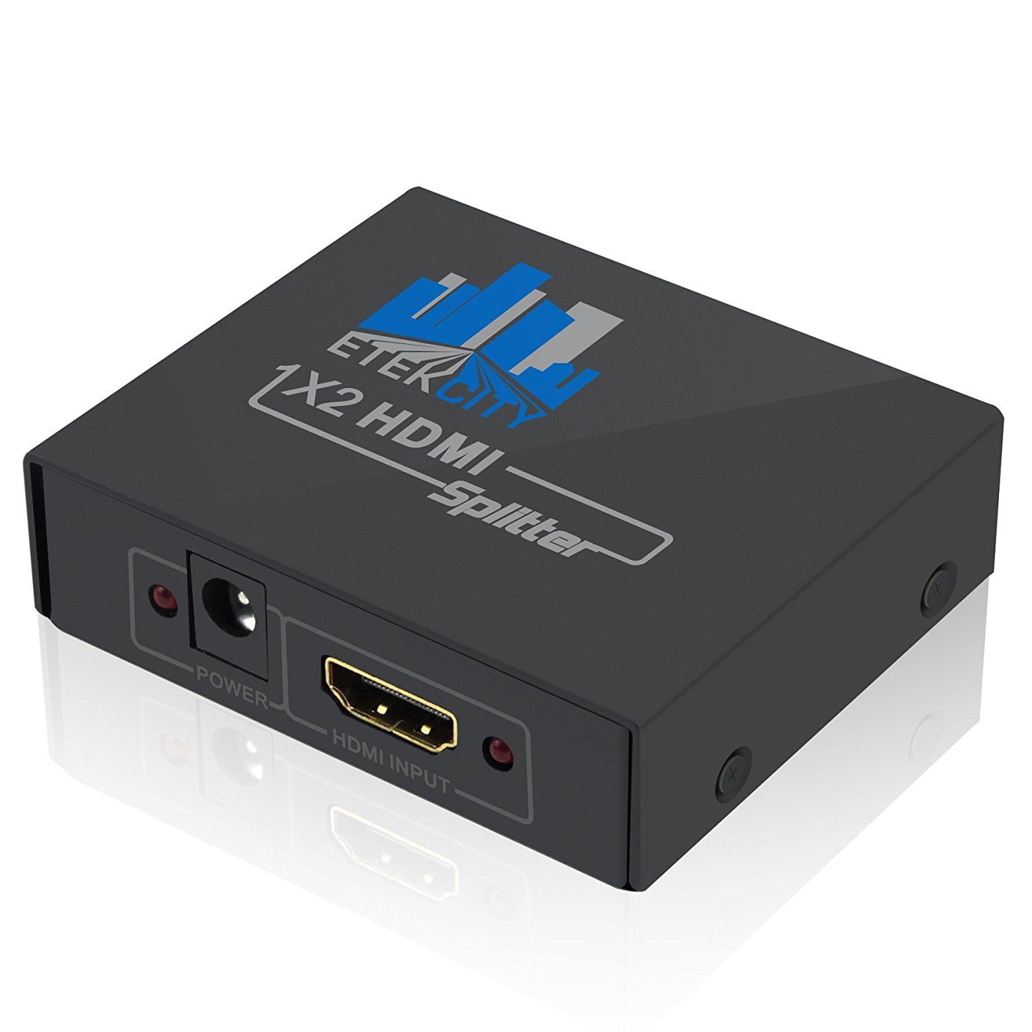 Etekcity 1x2 Hdmi Splitter 2 Port Audio Video Amplifier Hdcp Ver 1 3 Support 3d 1080p Ps3 Xbox Dvd Blu Ray Walmart Com Walmart Com