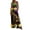 Army Green, variant on Women's Carnival Print Wide-Leg Overalls - Casual Loose Sleeveless Button Suspender Pants With Pockets, Army Green Size L