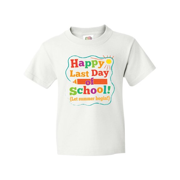 Inktastic Happy Last Day of School Youth T-Shirt