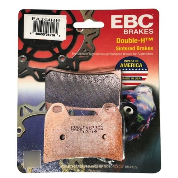 Balata para motocicleta EBC FA244HH Negro