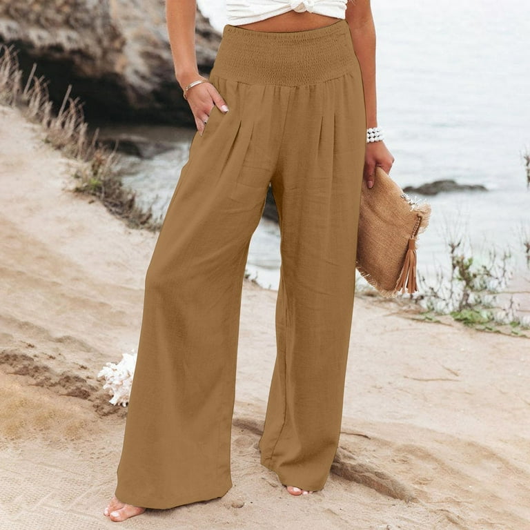 Casual Pants Women's New Solid-Color Corset Harlan High-Waisted Loose  Trousers - China Women Pants and Garment price