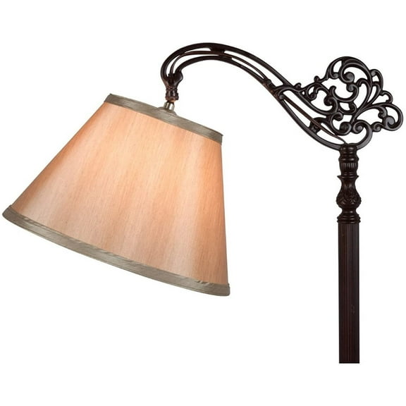 Bronze Silk 8 Inch Empire Lampshade with Uno Fitter