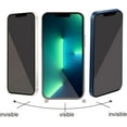 thumbnail image 2 of 2Pcs Privacy Screen Protectors And 2Pcs Camera Lens Tempered Glass Screen Film Full Coverage Screen Protector Fit For IOS Phone 14/14Plus/14Pro/14Pro Max/13/13Pro/13Max/ 12/12Pro/12Max, 2 of 6