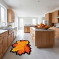 thumbnail image 5 of Maple Leaf Thanksgiving Bathroom Rug 23.6x17.7 Inch, Soft and Absorbent Tufted Fall Bath Mat Non Slip Washable, Autumn Thanksgiving Bathroom Decor Rug Holiday Decoration, 5 of 9