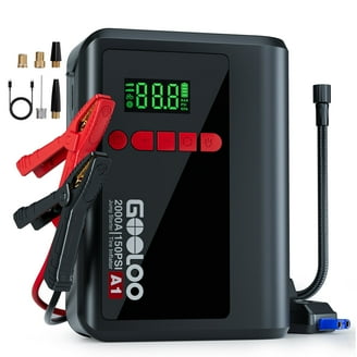 BUTURE 2500A Car Battery Jump Starter, 12V Battery Booster