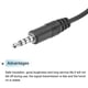 thumbnail image 4 of Cable estéreo TRS de 4 polos de 3.5mm macho a cable pelado de extremo abierto para auriculares, 0.30m, 4 of 6