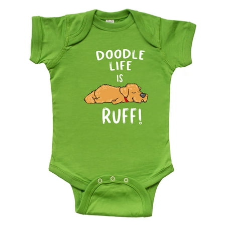 

Inktastic Doodle Life is Ruff! Golden Doodle Gift Baby Boy or Baby Girl Bodysuit