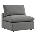 thumbnail image 4 of Modway Commix 5-Piece Outdoor Patio Sectional Sofa in Charcoal, 4 of 10