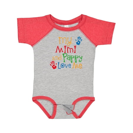 

Inktastic Mimi and Pappy Love Me Gift Baby Boy or Baby Girl Bodysuit