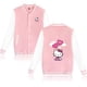 thumbnail image 1 of Chaqueta con estampado de Hello Kitty Hello Kitty de dibujos animados, uniforme deportivo informal de béisbol para niños medianos y grandes, 1 of 5
