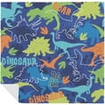thumbnail image 6 of Cloth Napkins Colorful Dinosaur Soft Comfortable Napkins 4 pcs for Family Dinners Weddings Cocktail Kitchen Banquet Decorative Washcloths, 6 of 6