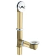 thumbnail image 2 of Moen 2-3/4 in. Dia. Chrome Brass Bath Tub Drain, 2 of 2