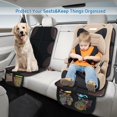 thumbnail image 4 of DFS 2 Pack Brown XL Large Size Car Seat Protector with Thickest Waterproof Fabric Pad for Child, Infant and Baby, Leather and Fabric Car Seat for Vehicles, SUV, Sedan, Truck, Minivan, 4 of 7