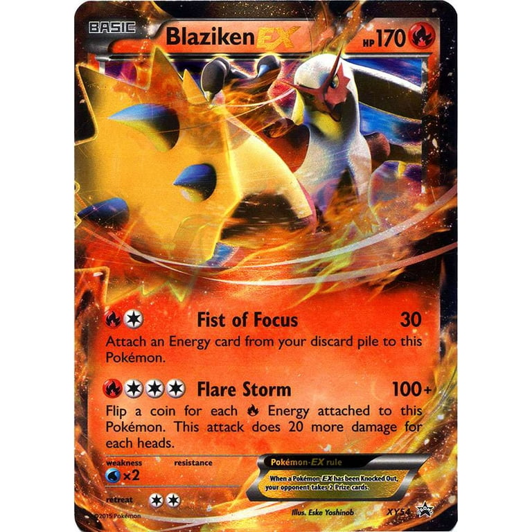 Pokemon Promo Ultra Rare Blaziken EX XY54 - Walmart.com