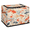 Multicolor 1, variant on CURLYOOT Seashells Scallop Conch Tropics Seaside Storage Bin with Zipper Lid, Fabric Storage Basket with Handles, Decorative Foldable Storages Box Clothes Organizer for Closet, Shelf