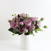 matoen Style coréen Petit Bouquet de Roses Artificielles Fower Faux Fleurs Maison Mariage, Décoration d'intérieur, Cadeau, en Liquidation