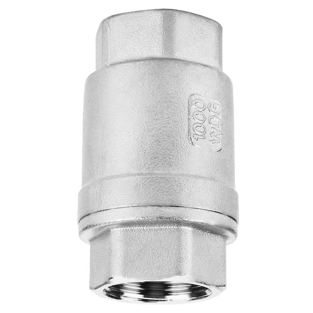 Válvula de retención de acero inoxidable, rosca hembra de 3/4" en válvula de retención Válvula de retención Artesanía superior